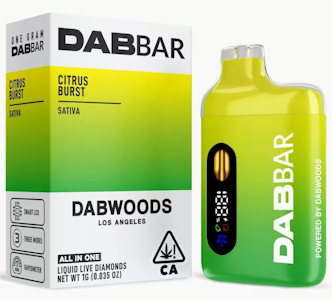 Dab Woods - Dabwoods | Citrus Burst | Liquid Live Diamonds All-In-One Vape | 1g
