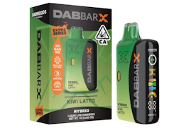 Dabwoods | Kiwi Latto | Dab Bar X | Liquid Live Diamond All-In-One Vape | 1g