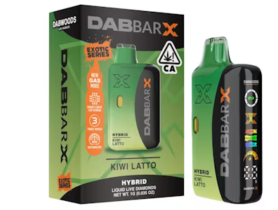 Dab Woods - Dabwoods | Kiwi Latto | Dab Bar X | Liquid Live Diamond All-In-One Vape | 1g