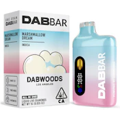 Dabwoods - Marshmallow Dream - 1g All-In-One DabBar Liquid Live Diamonds Vape