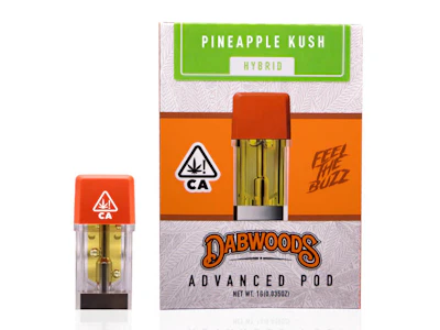 Dabwoods - Dabwoods - Pineapple Kush - 1g Vape Pod
