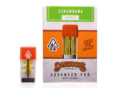Dabwoods - Dabwoods - Strawnana - 1g Vape Pod