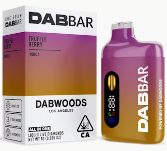 Dab Woods - Dabwoods | Truffle Berry | Liquid Live Diamonds All-In-One Vape | 1g ​ ​