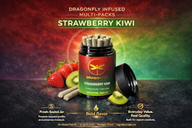 Dragonfly - Strawberry Kiwi - 10pk Infused Prerolls (1.25g)