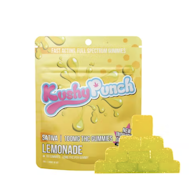 100mg THC Sativa Lemonade Individual Gummies (10mg - 10 pack) - Kushy Punch