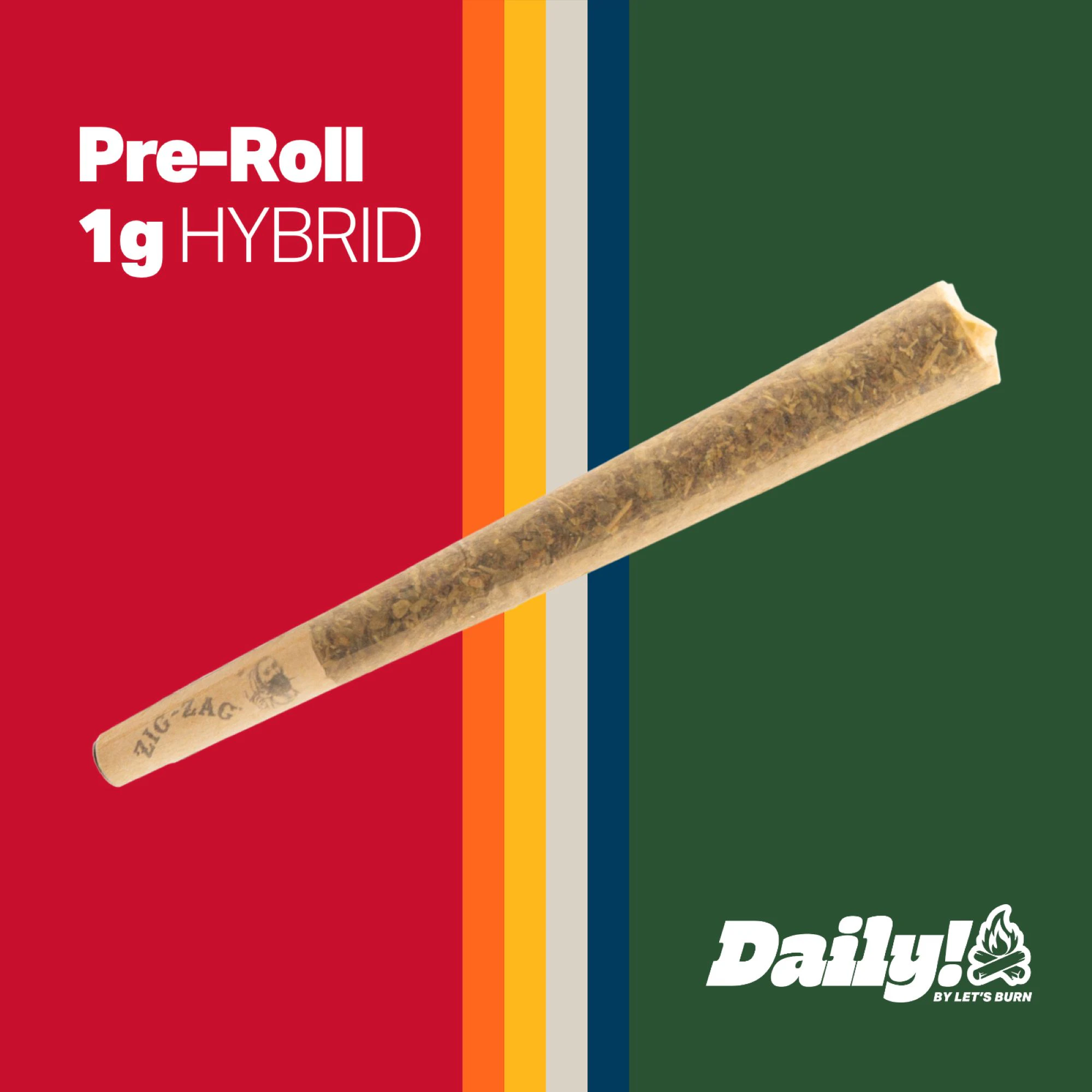 Daily! - Daily! Banana Pancakes 1g Pre-roll 0155 Main Image