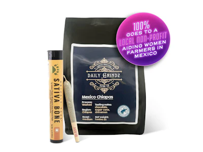 Daily Grindz Coffee - Daily Grindz Coffee with FREE Grizzly Peak Sativa Bone 1g Pre-Roll