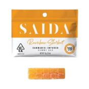 Saida Rainbow Sherbert (I) Edibles 100mg