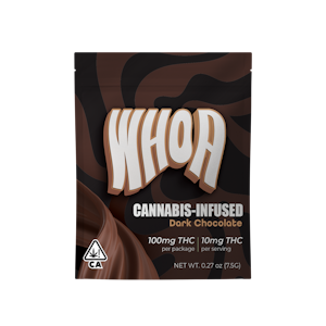 WHOA - WHOA | DARK CHOCOLATE BITE | EDIBLE | 100MG