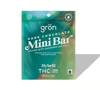 Gron - Dark Chocolate Rosin Mini Bar - 100mg