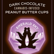 Emerald Sky | Indica | Dark Chocolate | Peanut Butter Cups | 10pk