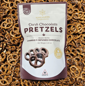 Kind Farms Reserve - Dark Chocolate Covered Pretzels | 200mg