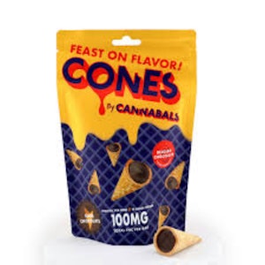 CANNABALS - Cannabals - Dark Chocolate Cones - 100mg