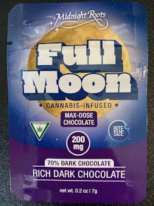 Midnight Roots - Full Moon - Rich Dark Chocolate - 200mg