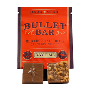 Dark Star - Dark Star - Bullet Bar Daytime (Milk Chocolate Toffee) - 100mg