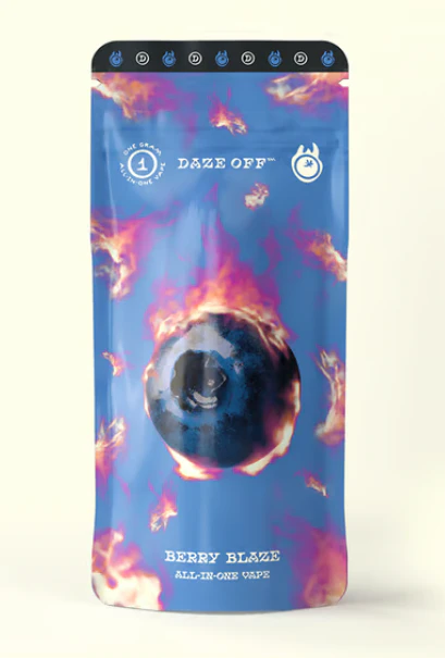 Daze Off - Berry Blaze Disposable Vape - 1g Main Image