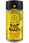 Daze Off | Super Silver Haze | Hash Infused and Coated in Kief | Pot Rockets | 5pk