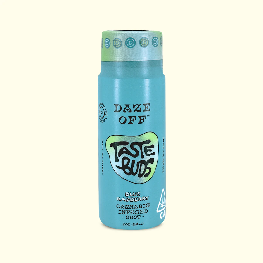 Daze Off | Blue Radberry | Taste Buds Infused Drink Shot | 100mg