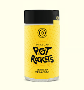 DAZE OFF - I Smoke, Therefore 3pk Pot Rockets - 1.5g