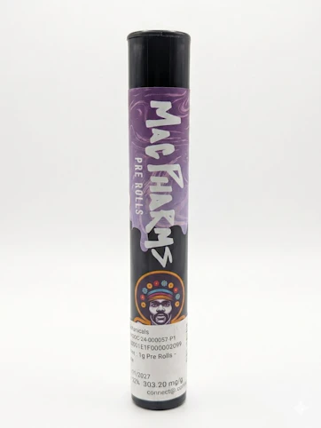 Mac Pharms - Purple Haze -Indica- 30.32% THC| 1G (Preroll) | Mac Pharms  - T9
