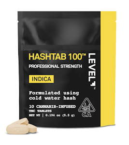 LEVEL - Hashtab 100 Pro Indica Tablets 10ct 1000mg