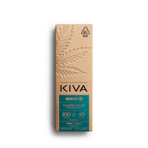 Kiva Confections - Midnight Mint Chocolate Bar 5:2 - Kiva