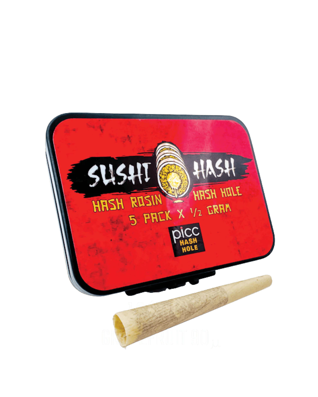 Sushi Hash - Grease Monkey x Black Runtz - 0.5g Rosin Infused Preroll 5pk Main Image