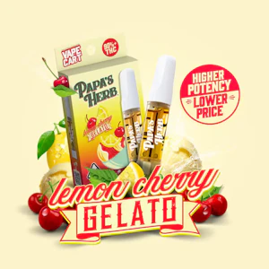 Papa's Herb - Papa's Herb | Lemon Cherry Gelato 1g (Hybrid) - 510 Vape Cartridge