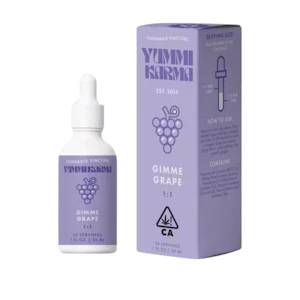 Yummi Karma - 60mg 1:1 THC:CBD Gimme Grape Tincture - Yummi Karma