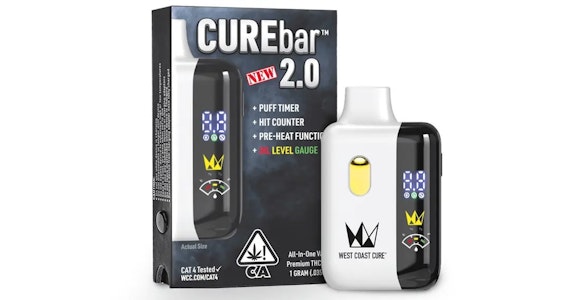 WEST COAST CURE - West Coast Cure - Peach Rings Live Resin CUREbar AIO 2.0 - 1g