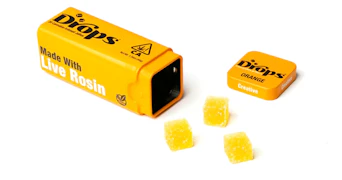 Drops - Orange Live Rosin Gummies - 100mg