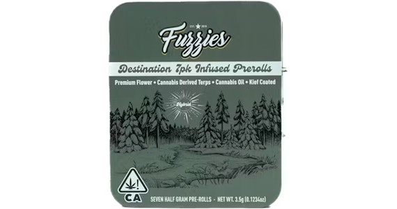 FUZZIES - Fuzzies - Fruit Punch Infused Destination Pre-Rolls - 7ct