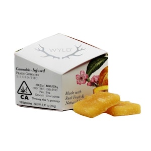 WYLD - Wyld | Gummies (10ct) | Peach 2:1 | 50mg