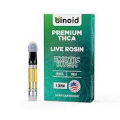 Binoid - THCa Cartridge 1g Exotic Kush