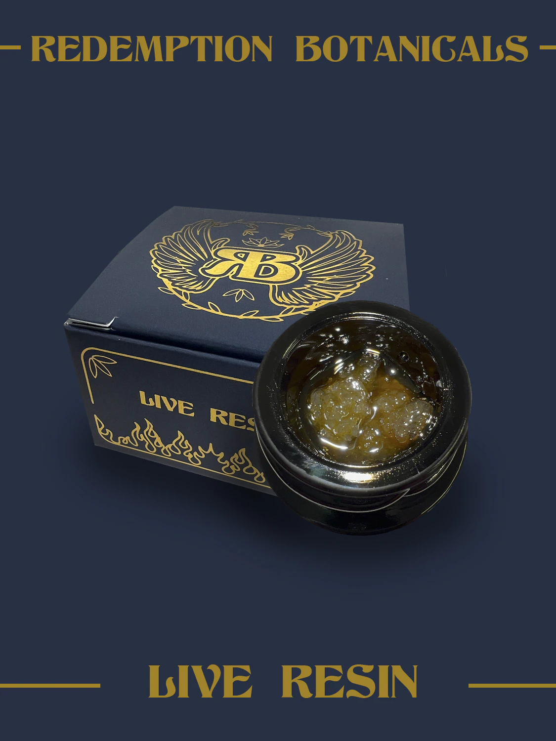 REDEMPTION BOTANICALS - Redemption Botanicals | Live Resin Sauce | Honey Banana S1 | 1g Main Image