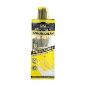 CANNALEAN - King Palm Mini Rolls 2pk | Banana Cream
