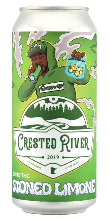CRESTED RIVER - Crested River THC Beverage 10mg - Stoned Limone - 16oz Main Image