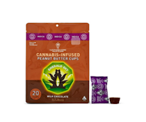 Peanut Butter Cups Indica 100mg 10 Pack - Emerald Sky