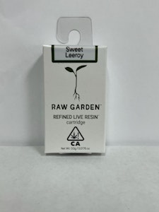 RAW GARDEN - Sweet Leeroy .5g Refined Live Resin Cart - Raw Garden