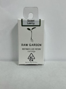 Sweet Leeroy .5g Refined Live Resin Cart - Raw Garden