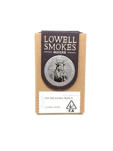 LOWELL HERB CO - LOWELL QUICKS: THE RELAXING INDICA 3.5G PRE-ROLL 10PK