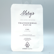 Restore CBD 20mg Transdermal Patch - Mary's Medicinals