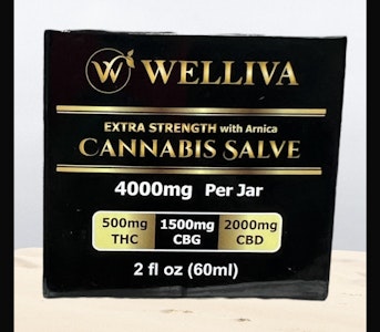 Welliva - Welliva | Extra Strength Cannabis Salve with Arnica with CBG and CBD