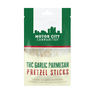 Motor City Cannabites - Garlic Parmesan Pretzels - 100MG