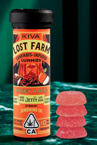 KIVA: Lost Farms Honey Apple 100mg Edible Gummies Collab w/ Jetty Extracts (S)