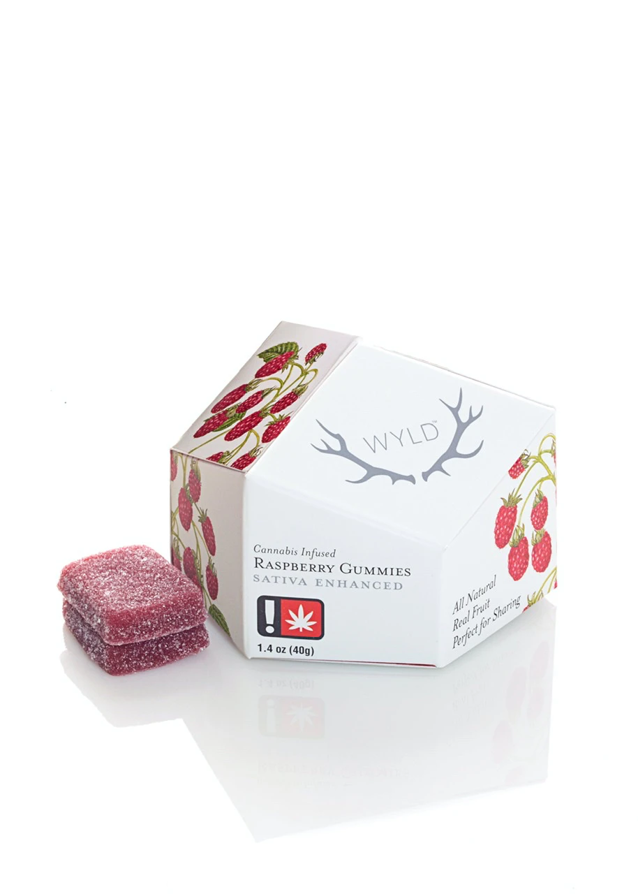 WYLD - WYLD - Raspberry Gummies 100mg Main Image