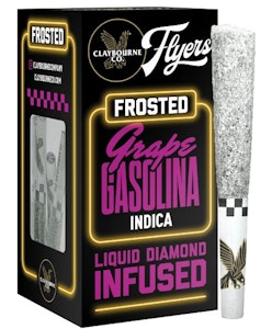CLAYBOURNE CO. - Claybourne Infused Flyers Preroll 5pk Grape Gasolina