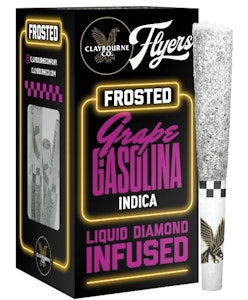 Claybourne - Claybourne Infused Flyers Preroll 5pk Grape Gasolina