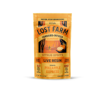 LOST FARM - Lost Farm | Live Resin Gummies (10ct) | Citrus Spritz | 100 mg
