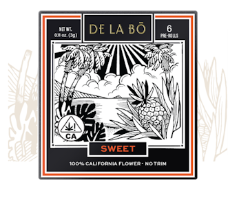 De La Bo California - De La Bo| Sour Grapes | Indoor Pre-Roll 6pk | 3g